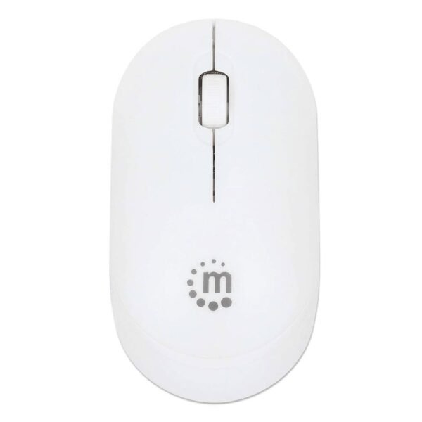 Manhattan Performance III Wireless Optical USB Mouse 1000 DPI - MO70W- Silver / White