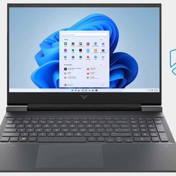 HP Victus 15-fb0034ne Laptop, AMD Ryzen 7-5800H, 512GB SSD, 16GB RAM, 15.6 Inch FHD 144Hz, NVIDIA GeForce RTX 3050 4GB, Windows 11 - Mica Silver