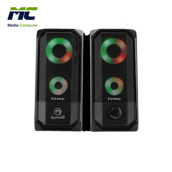 Marvo SG-265 2.0 Stereo RGB Gaming Speaker - Black