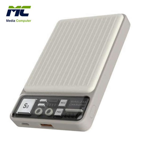 DEVIA Extreme Speed Series 22.5W Magnetic Wireless Power Bank 10000mAh S28 - Ivory