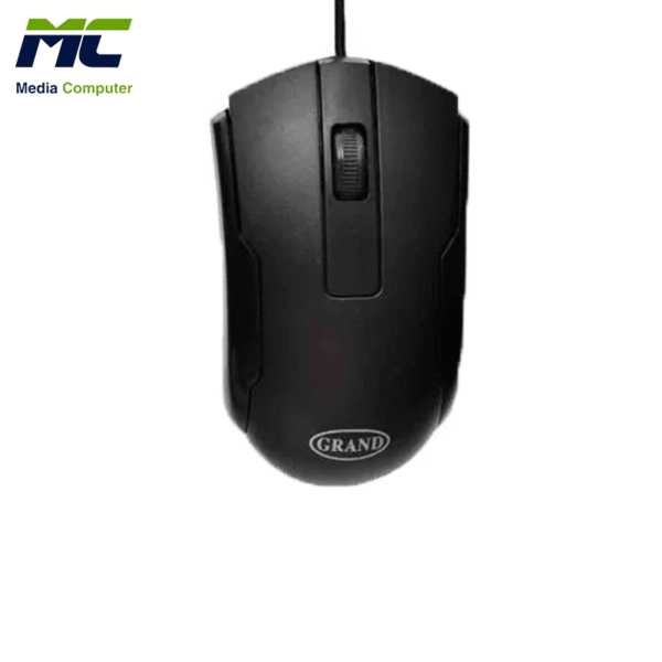 Grand Wired Optical Mouse - Black