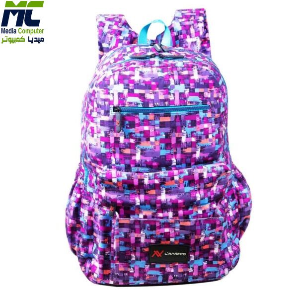 L'AVVENTO Casual Daypack Backpack, Lightweight Purple