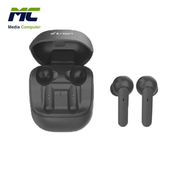 Etrain (HP611) VIBES Wireless Earbuds With Charging Case - Black