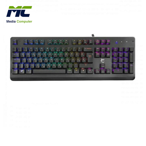 وايت شارك لوحة مفاتيح TIPKOVNICA lموديل GK-2102 LEGIONNAIRE-X RGB / US - أسود