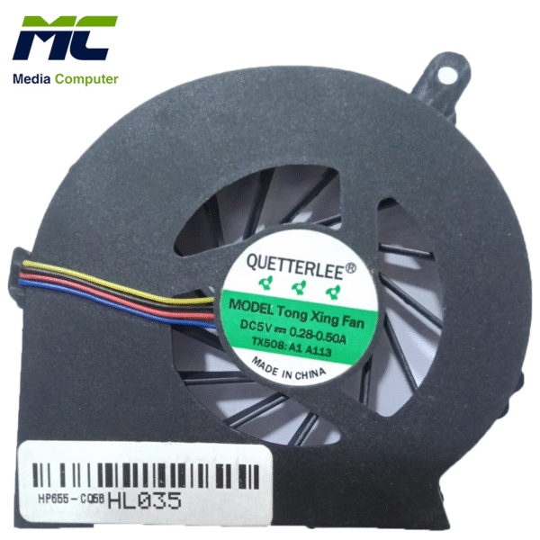Laptop Cooling Fan for HP 655, HP 650 Series – 4-Pin | QUETTERLEE TX508