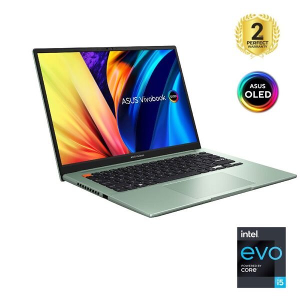 ASUS Vivobook S15 OLED K3502ZA-OLED005W Laptop - Intel® Core™ i5 12500H - 16GB - 512GB SSD - Intel® Iris Xe Graphics - 15.6 '' FHD OLED - Win11 - Brave Green