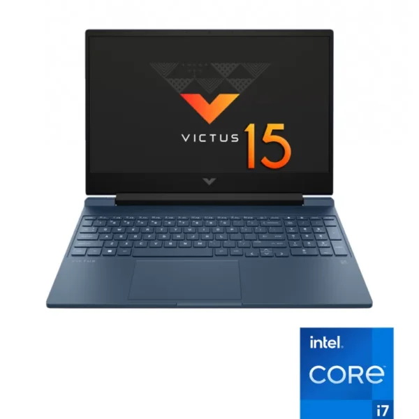 HP Gaming Laptop Victus 15 fa1096ne intel Core i7-13700H-16GB RAM-512GB SSD-RTX4050 6GB-15.6 FHD-Blue