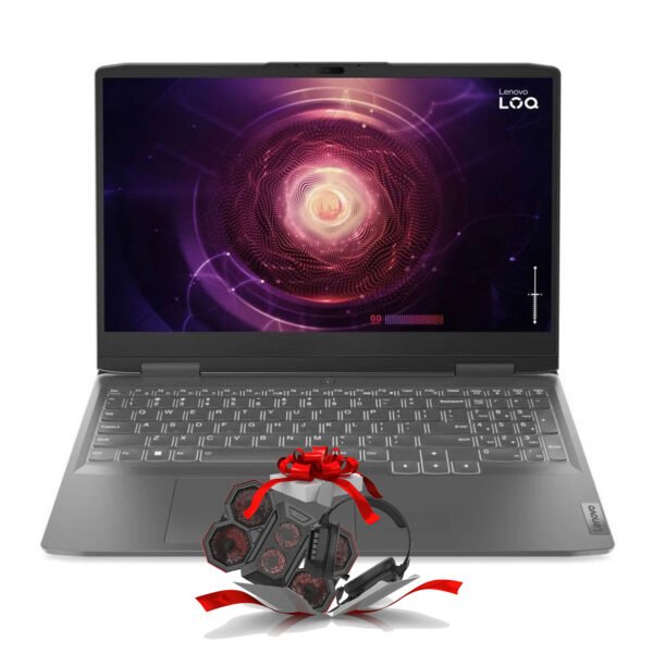 لابتوب لينوفو LOQ 151RH8 - المعالج: Intel Core i7-13620H , الرامات: 16 جيجا , التخزين: 512 جيجا SSD , كارت الشاشة: 6 جيجا Nvidia GeForce RTX 4050 , الشاشة: 15.6-انش 144 هيرتز + (Headphone T-Dagger  - Fan Fn-41)