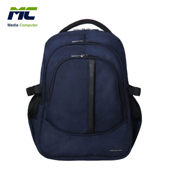 L'AVVENTO (BG74U) Discovery Backpack fit with Laptops up to 15.6" Material Nylon+PU - Blue