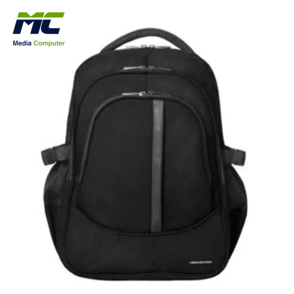 L'AVVENTO BG74B Discovery Backpack fit with Laptops up to 15.6", Material Nylon +PU, Black