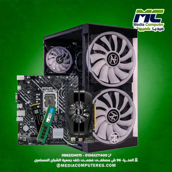 BUNDLE Processor: Intel Core i5-14400F - Storage: 512GB SSD - Ram: 16GB - Nvidia GEFORCE RTX 1050 TI 4GB GDDR5 - Case Technozone C-500 - PSU 600W