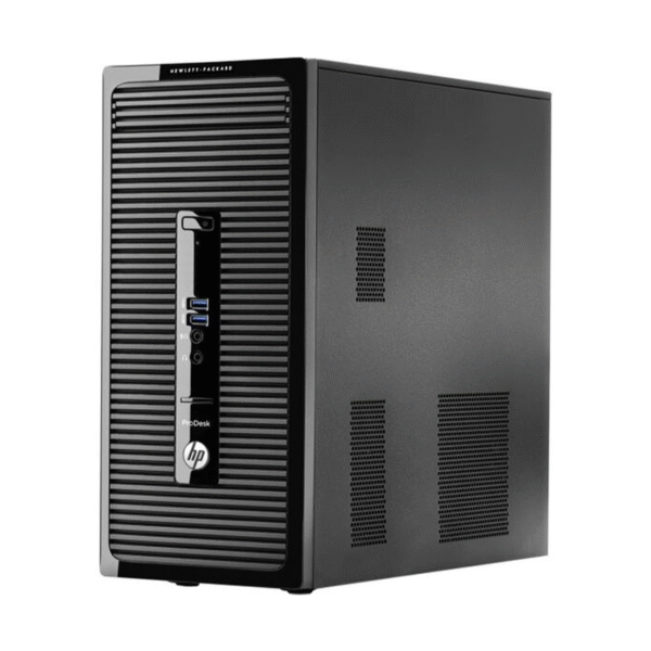 جهاز كمبيوتر مكتبي HP 400 G2 T - معالج i5 الجيل الرابع، رام 8 جيجابايت، هارد 500 جيجابايت