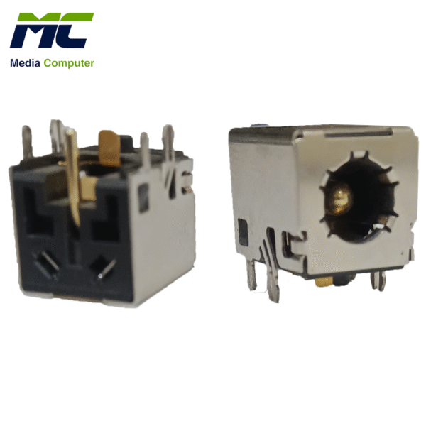 سوكت شحن لاب توب داخلي (Power Jack Socket) – موديل معدني قوي بجودة عالية
