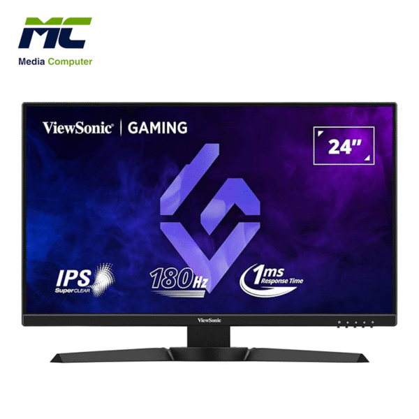 شاشة ViewSonic VX24G1‑HD مقاس 24 بوصة – FHD IPS – HDMI + DisplayPort – حتى 180Hz