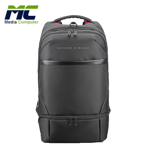 شنطة ظهر لابتوب L’AVVENTO موديل BG416 – مناسبة لأجهزة حتى 15.6 بوصة – لون أسود