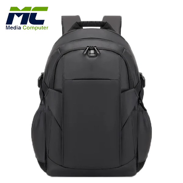 Rahala 2204 Laptop Backpack – Fits up to 17″ Laptops – Waterproof with USB Port – Black
