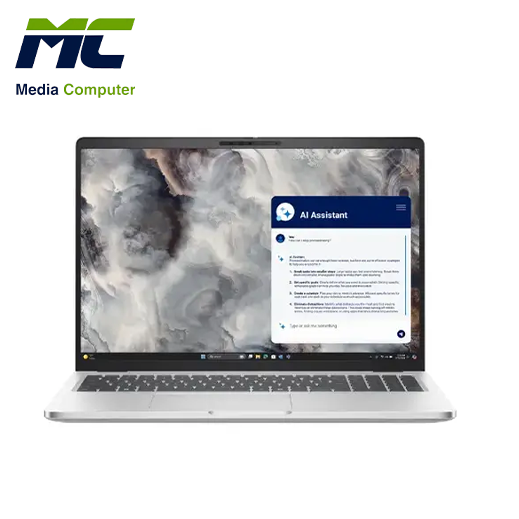 لابتوب Dell Pro 16 بمعالج Intel Ultra 5 235U vPro – رام 8 جيجا – SSD 512 جيجا – شاشة 16 بوصة FHD – بصمة – فضي