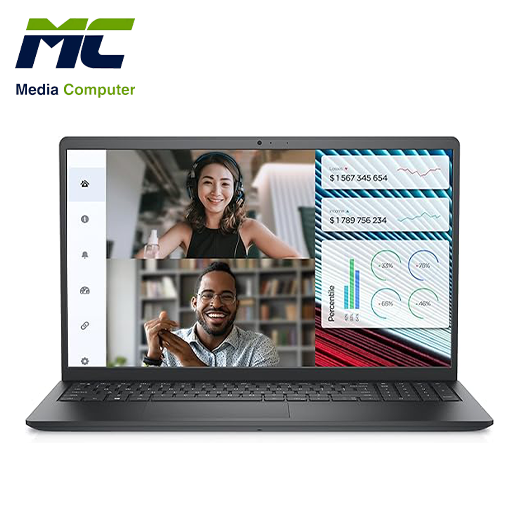 Dell Vostro 3520 Laptop – Intel Core i5-1235U, 8GB RAM, 512GB SSD, 15.6" Full HD Display – Black