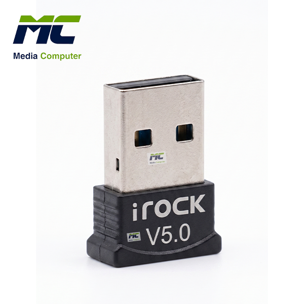 i-rock Mini USB Bluetooth 5.0 Dongle Wireless Adapter for PC & Laptop - Model BT-5.0