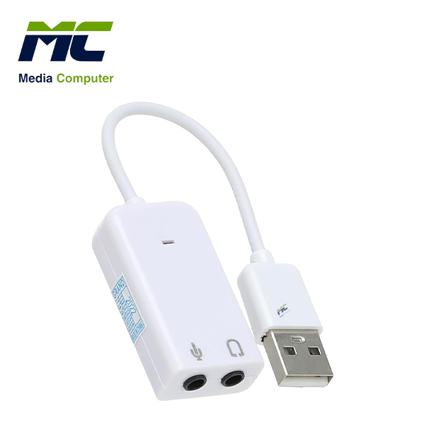 Skey Tech Premium External USB Sound Card Audio Adapter - High Quality Sound