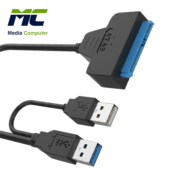 USB 3.0 to SATA Adapter Cable for 2.5" HDD/SSD - Supports up to 4TB