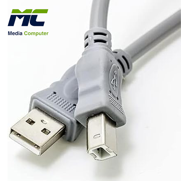 Terabyte High-Quality USB Printer Cable - 10 Meters - Gray