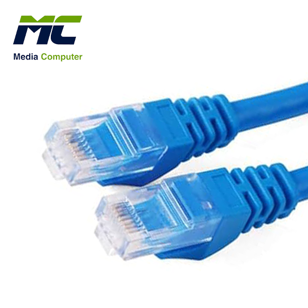 كابل شبكة (Lan Cable) ماركة سميل Smile - فئة Cat 5e - طول 20 متر - أزرق