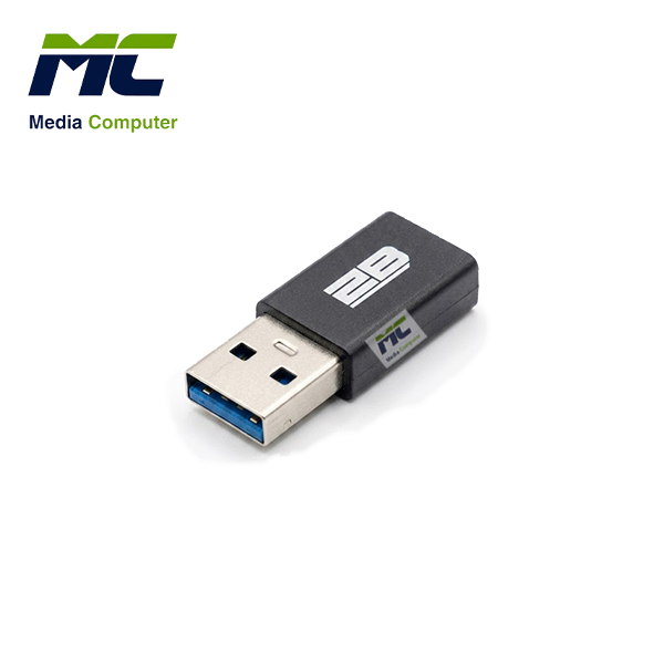 2B Premium USB 3.0 Male to Type-C Female Connector Adapter - High Speed - Model CV160
